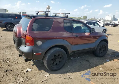 2001 Isuzu Vehicross из США, поврежденный, VIN JACCN57X017D00176